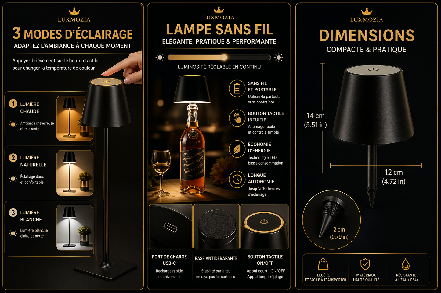 Lampe de chevet tête de mort