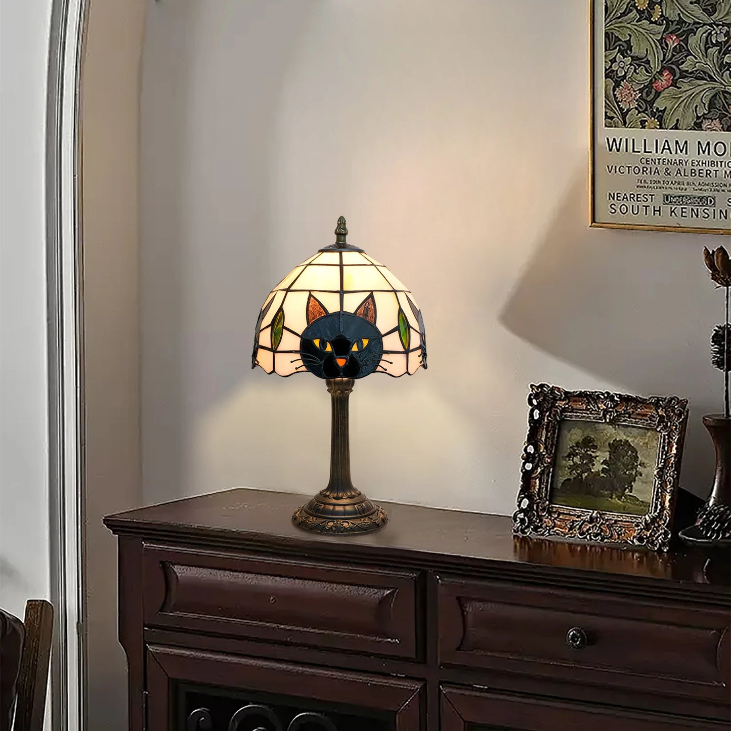 Lampe de chevet chat magique