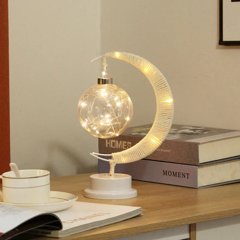Lampe de chevet lunaire