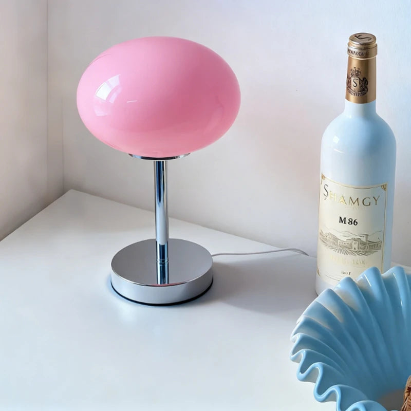 Lampe de chevet barbe a papa