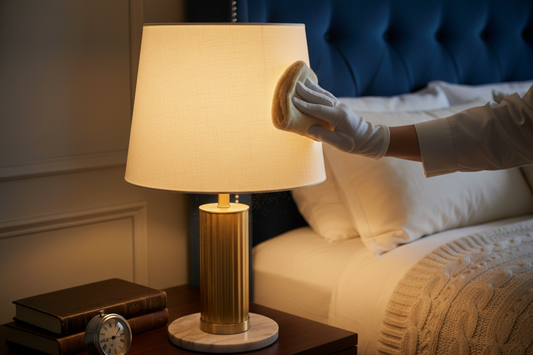 Comment nettoyer un abat-jour de lampe de chevet ?