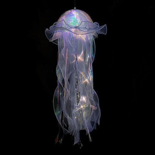 Jellyfish Lamp Portable Flower Lamp Girl Room Atmosphere Decoration Lamp Bedroom Night Lamp Home Decoration