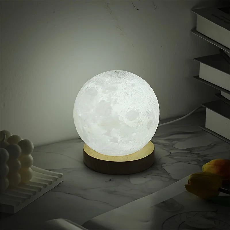 1PC Spherical Table Lamp LED Bedside Lamp Warm Warm Bedroom Nightlight Simple Atmosphere Lamp