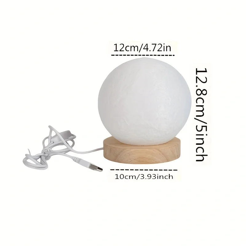 1PC Spherical Table Lamp LED Bedside Lamp Warm Warm Bedroom Nightlight Simple Atmosphere Lamp