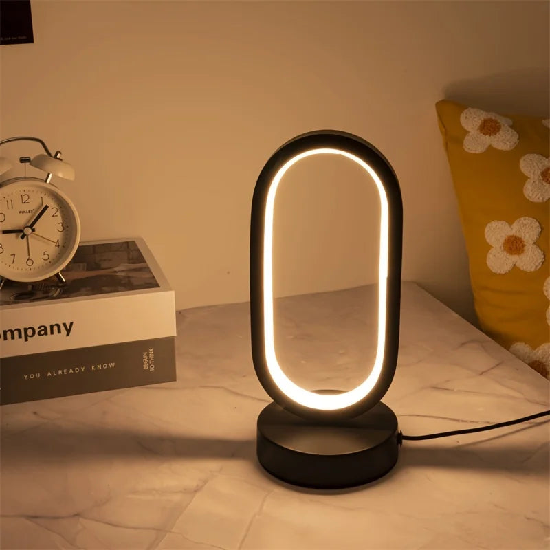 Led U-Shaped Lamp Bedroom Bedside Decorative Lamp Family Living Room Study LED Night Lighting