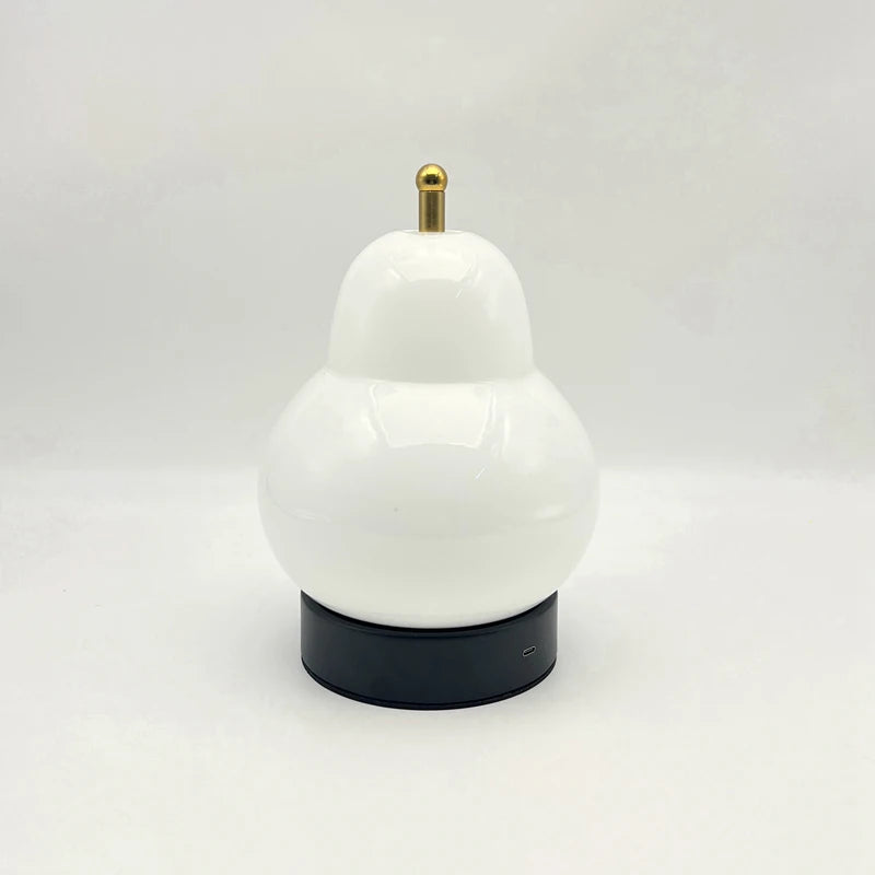 The New Chinese-Style Pear-Shaped Small Table Lamp for the Bedroom, Bedside and Living Room Can Be Touched to Change the Light