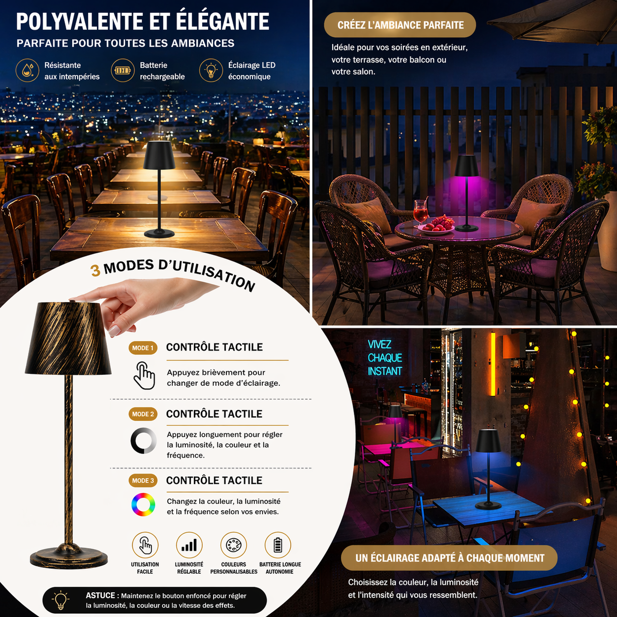 Lampe de chevet lampadaire