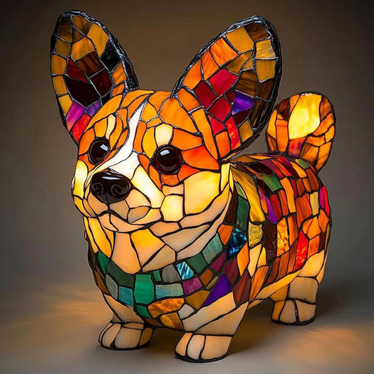 Lampe de chevet style chien