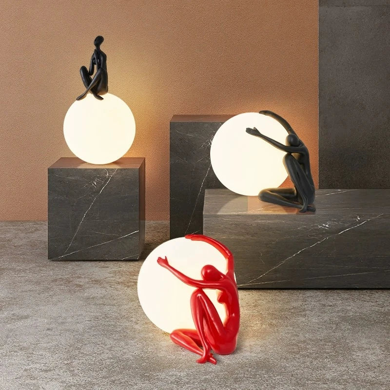 Lampe de chevet sculpture