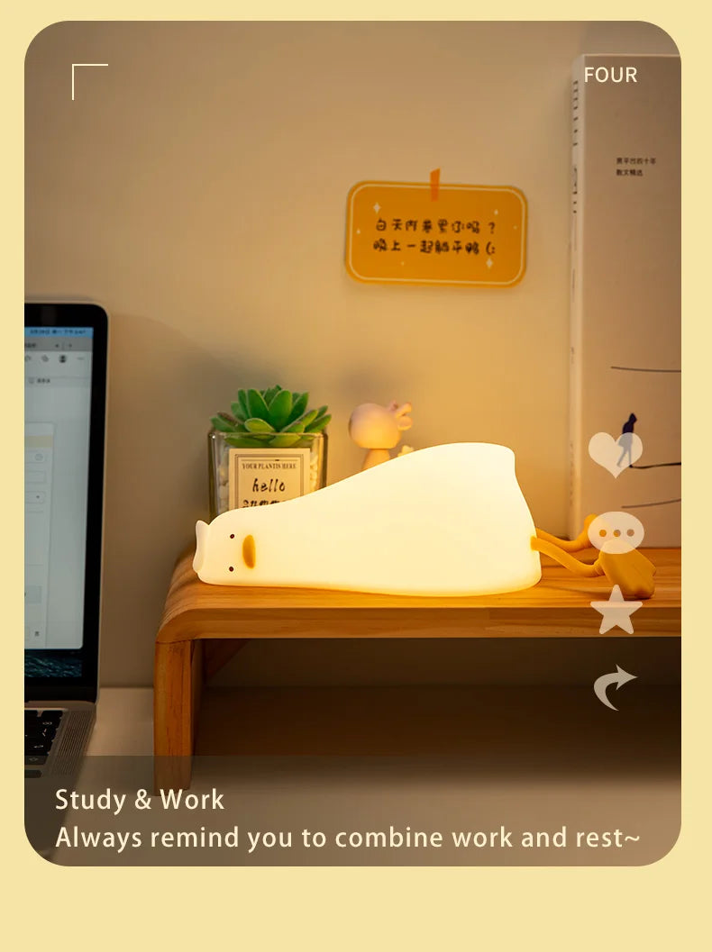 Lampe de chevet canard