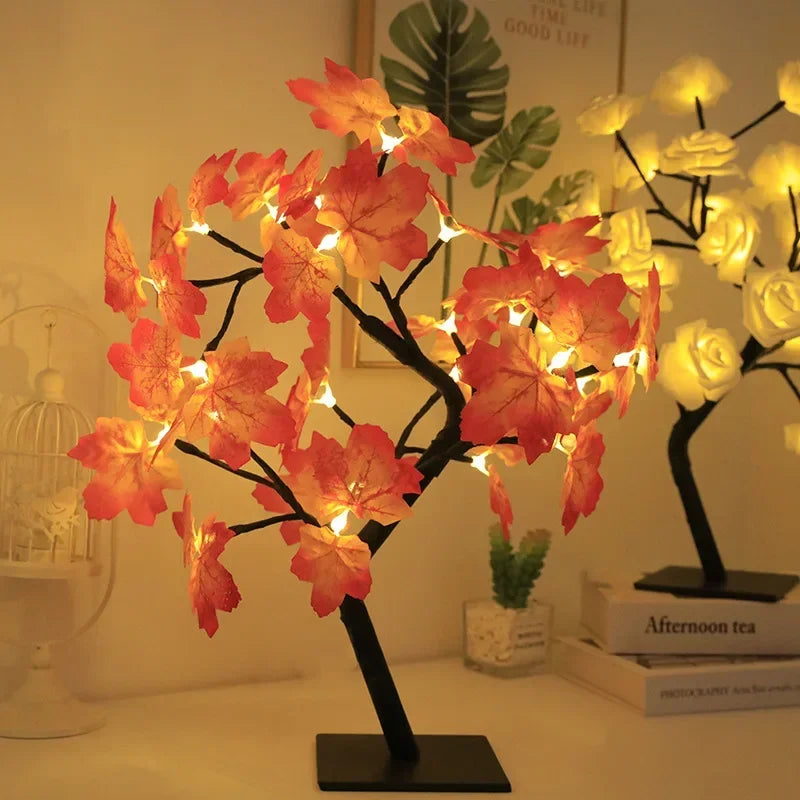Lampe de chevet Arbre a fleurs