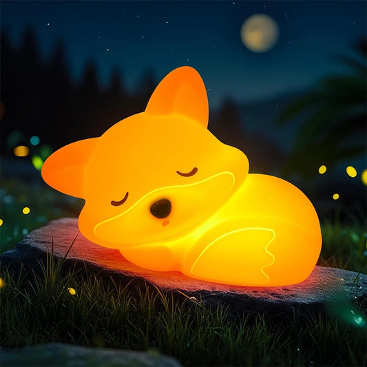 Lampe de chevet renard