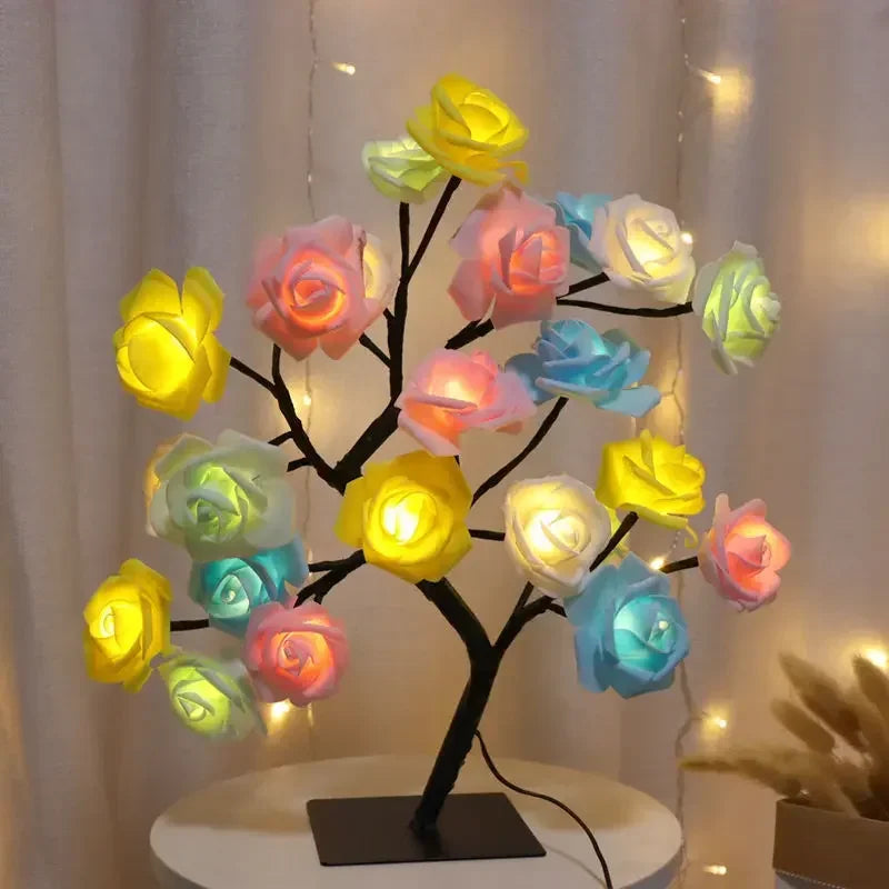 Lampe de chevet Arbre a fleurs