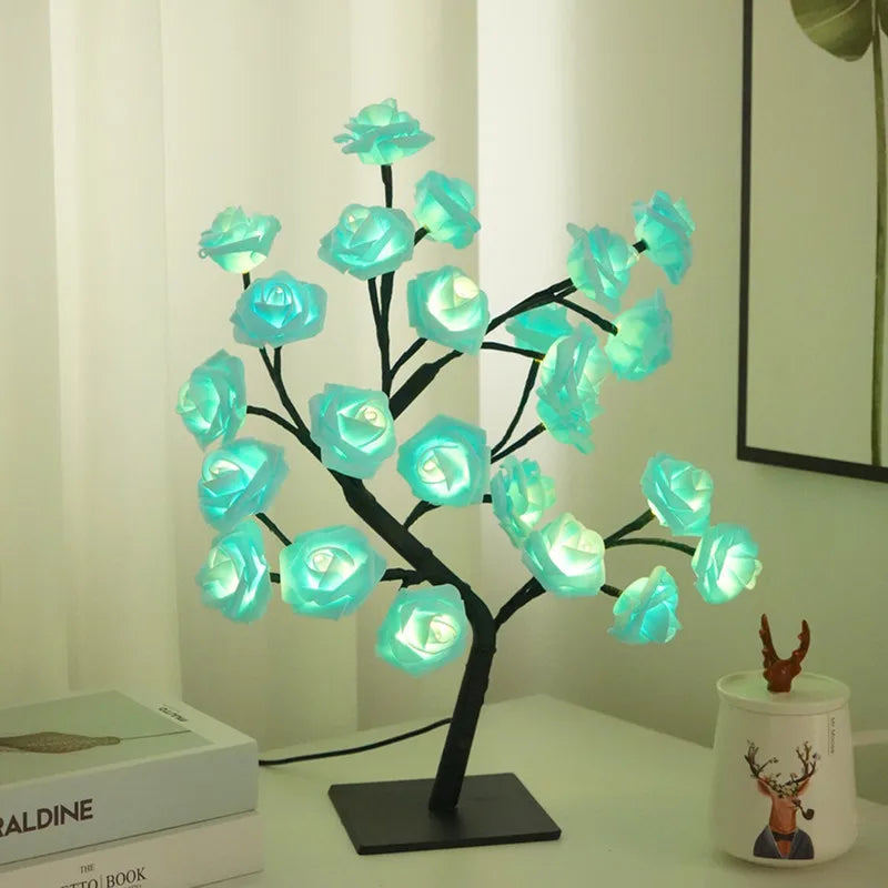 Lampe de chevet Arbre a fleurs
