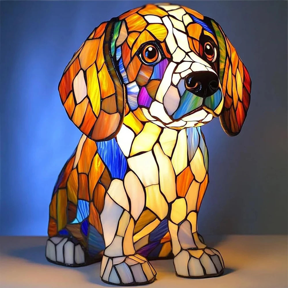 Lampe de chevet style chien