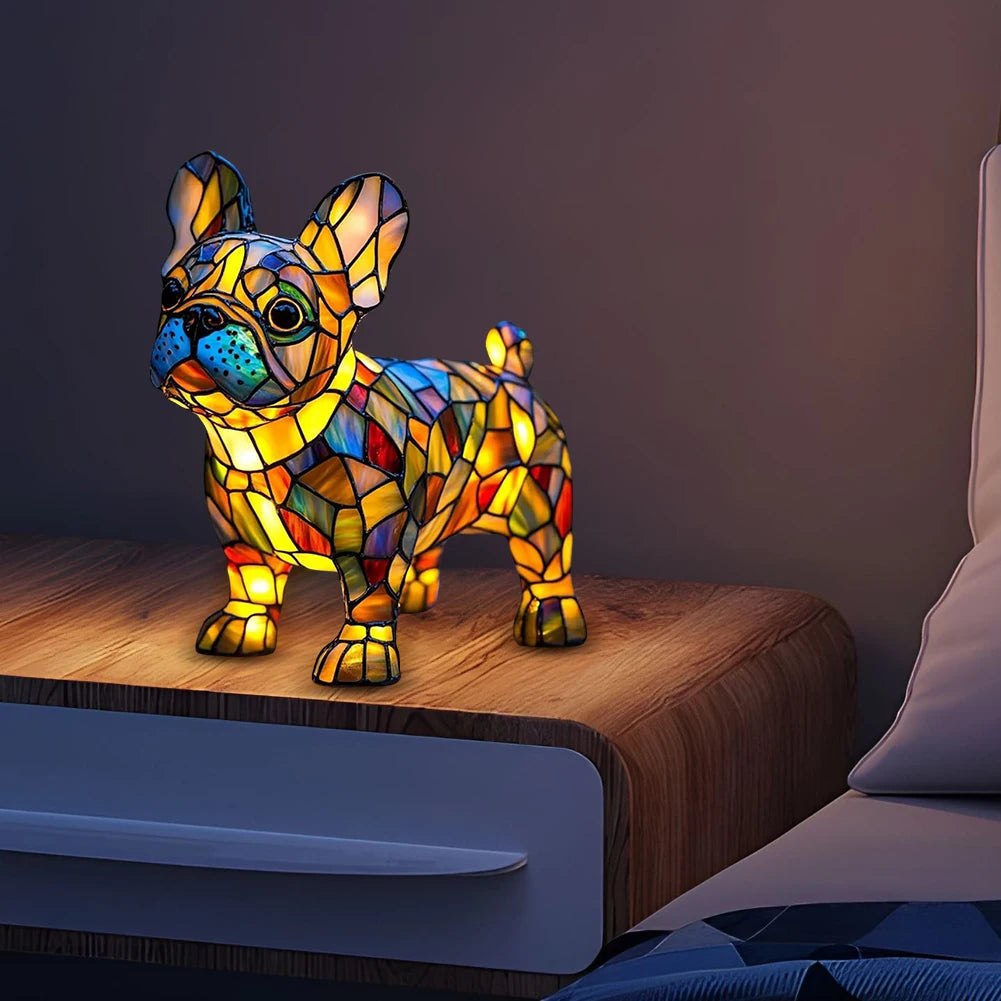 Lampe de chevet style chien