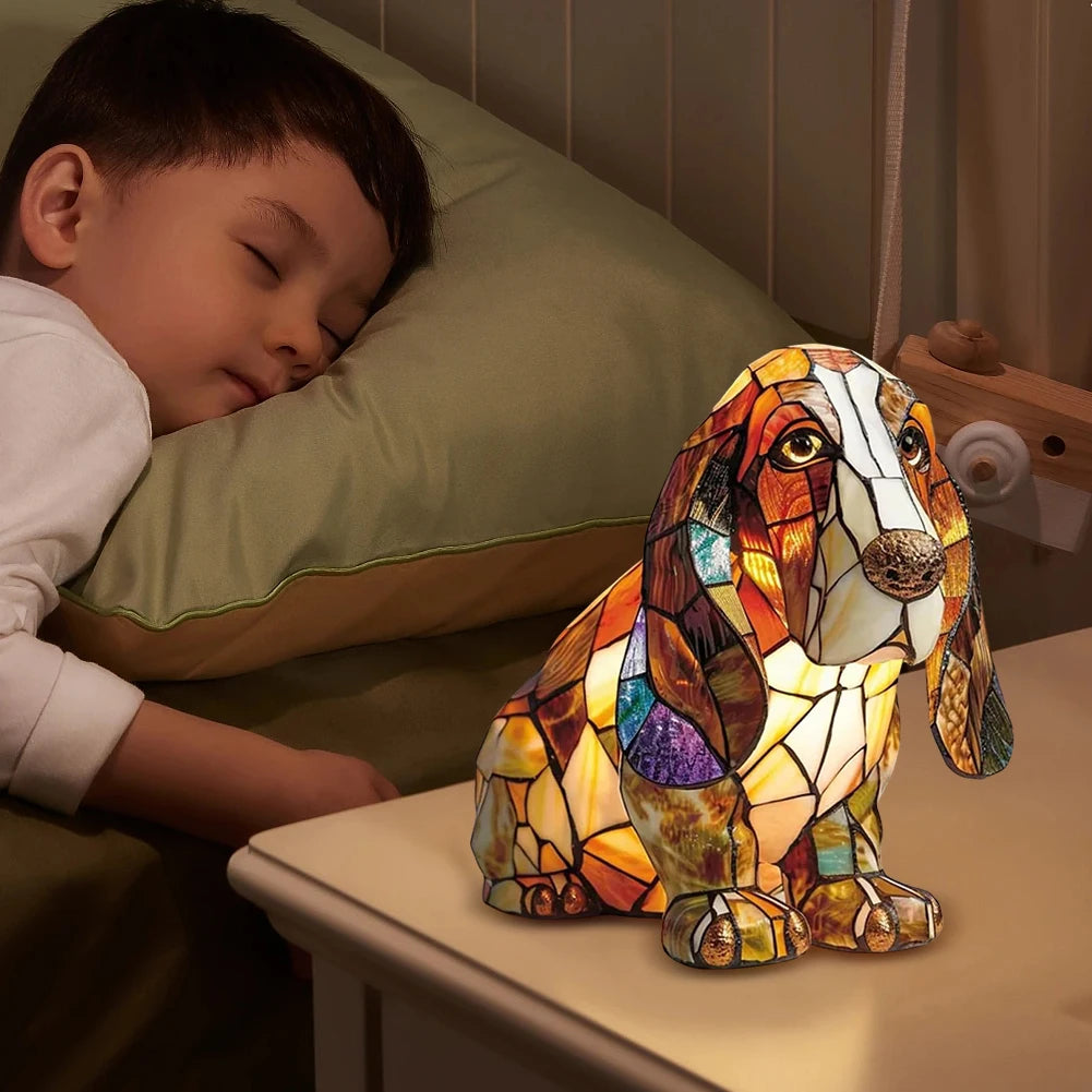 Lampe de chevet style chien