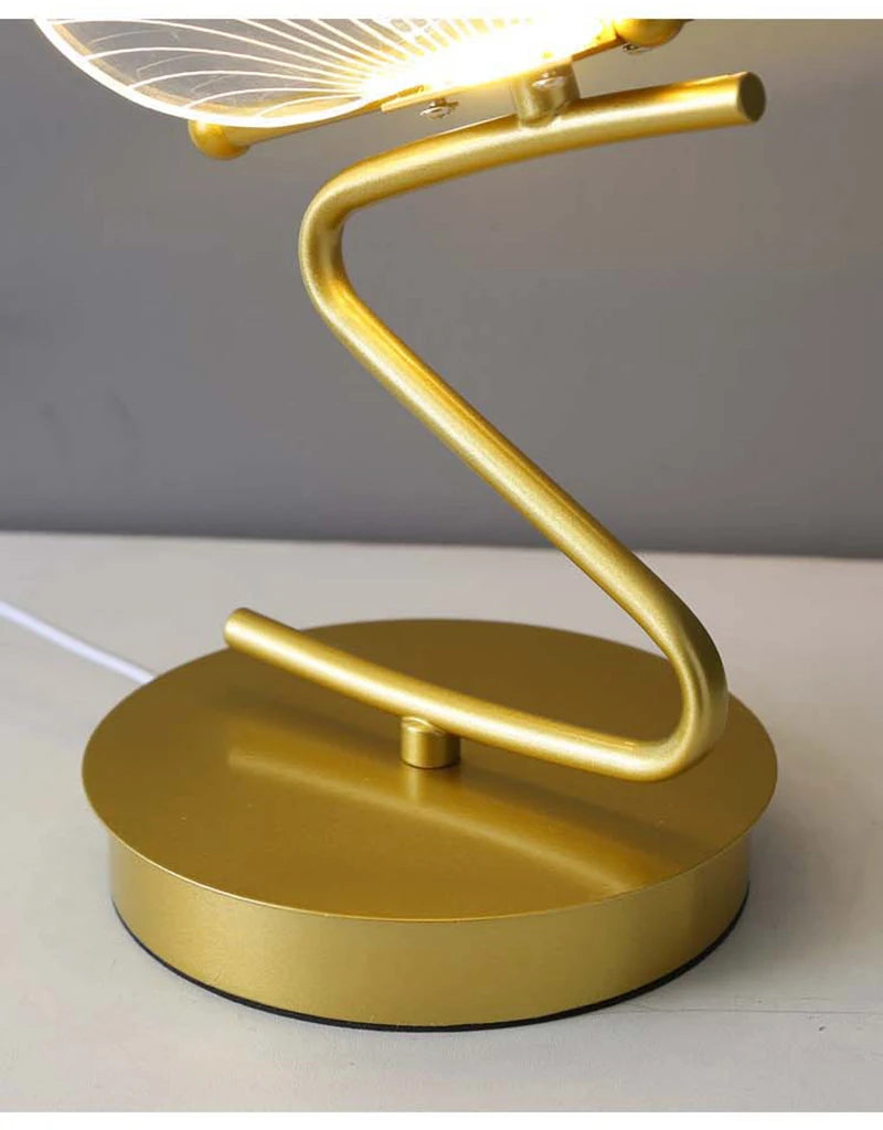 Lampe de chevet papillon Zeus