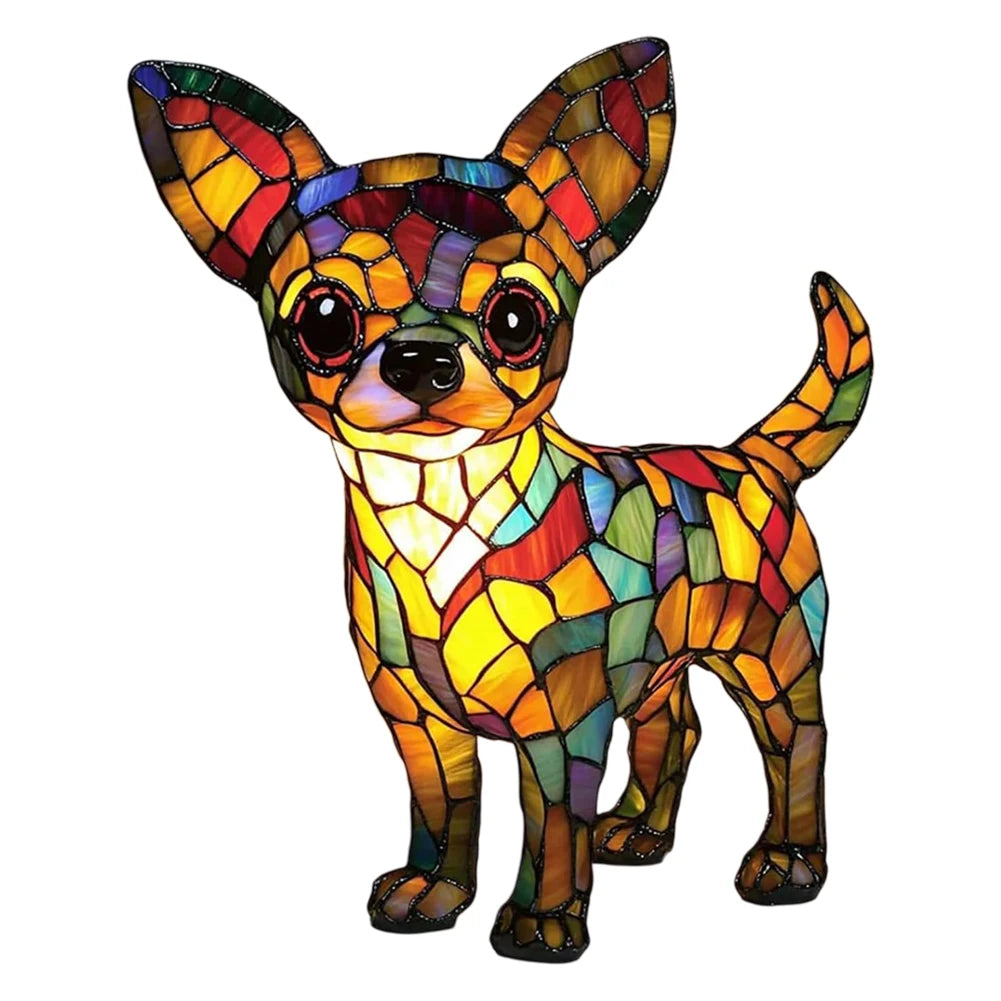 Lampe de chevet style chien
