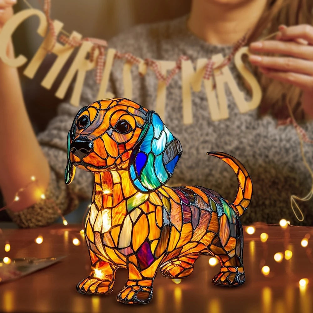 Lampe de chevet style chien