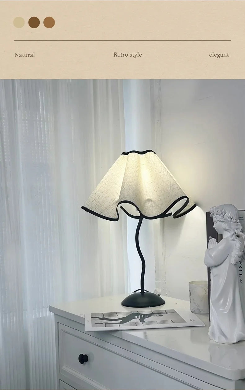 Lampe de chevet pétale