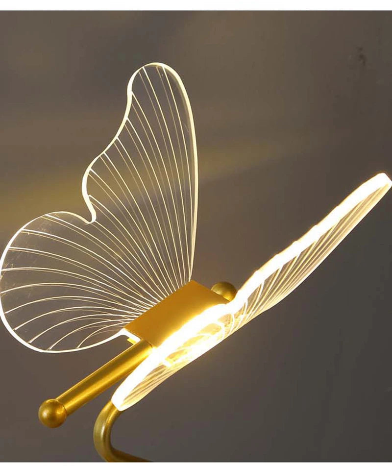 Lampe de chevet papillon Zeus