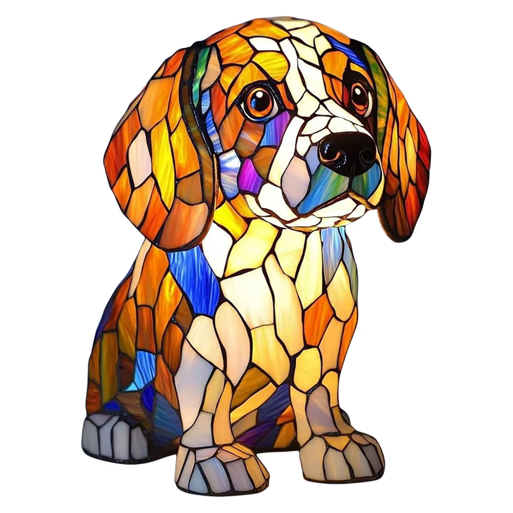Lampe de chevet style chien
