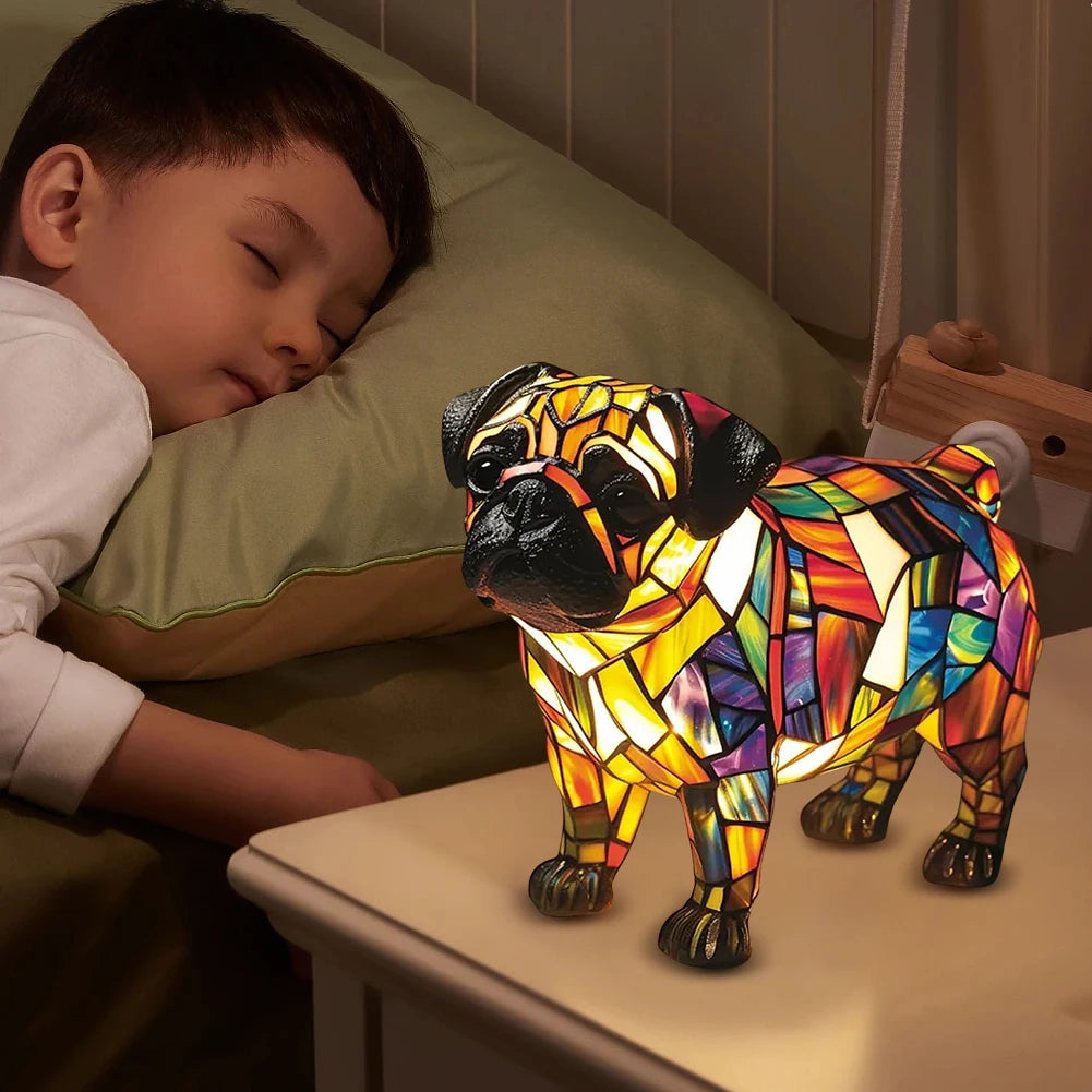 Lampe de chevet style chien