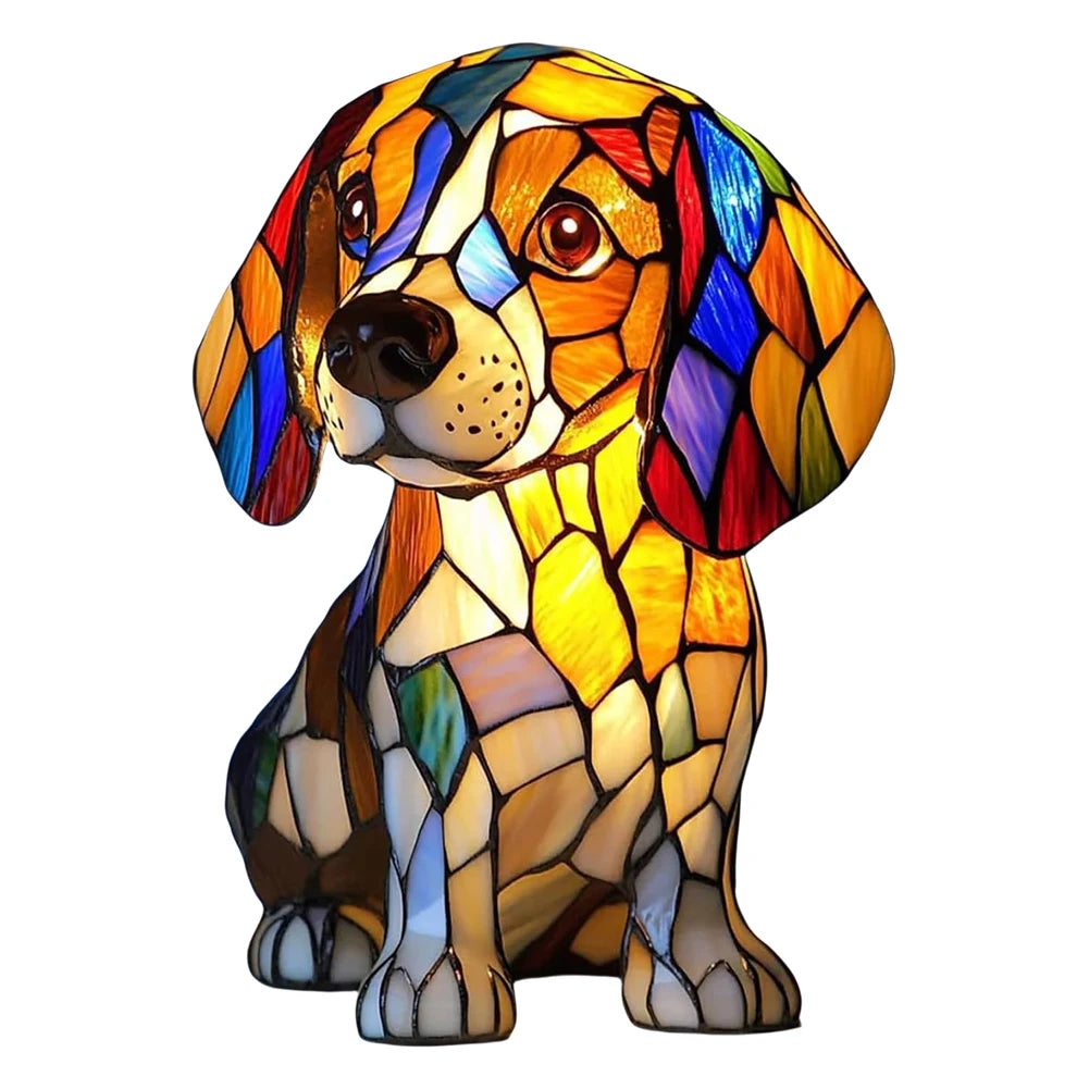 Lampe de chevet style chien