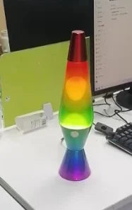 Lampe de chevet gelée