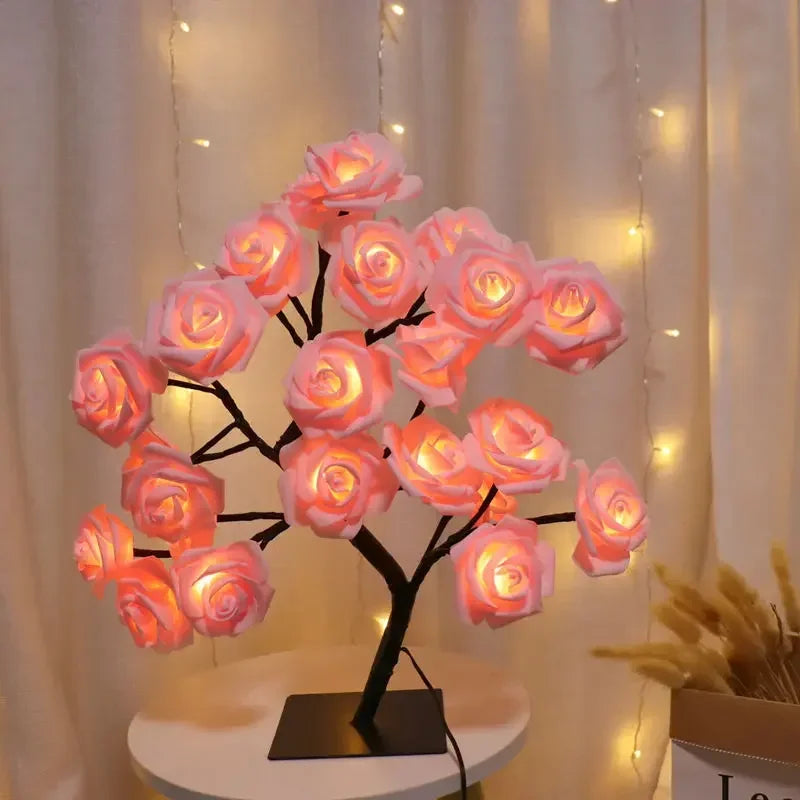 Lampe de chevet Arbre a fleurs