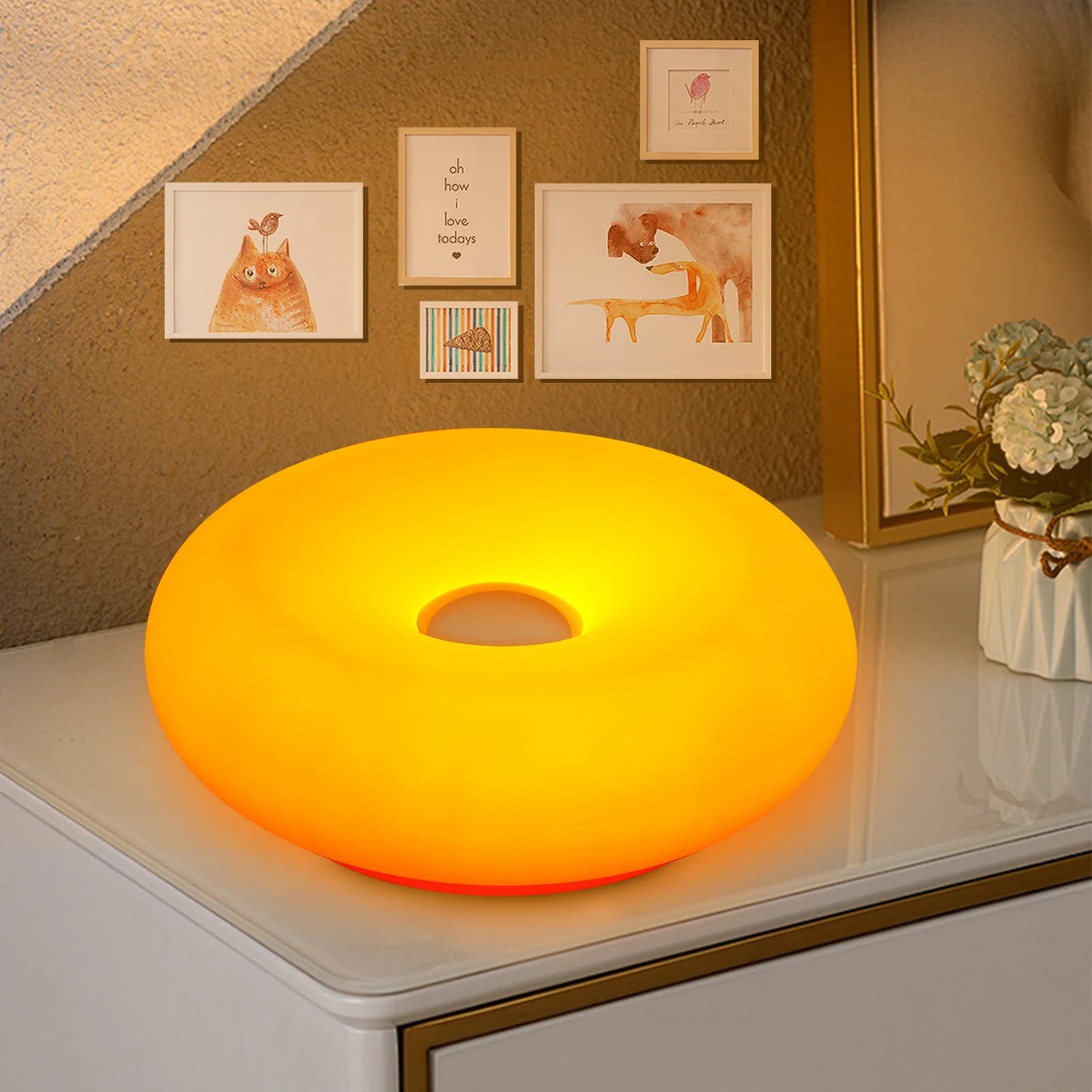 Lampe de chevet donut