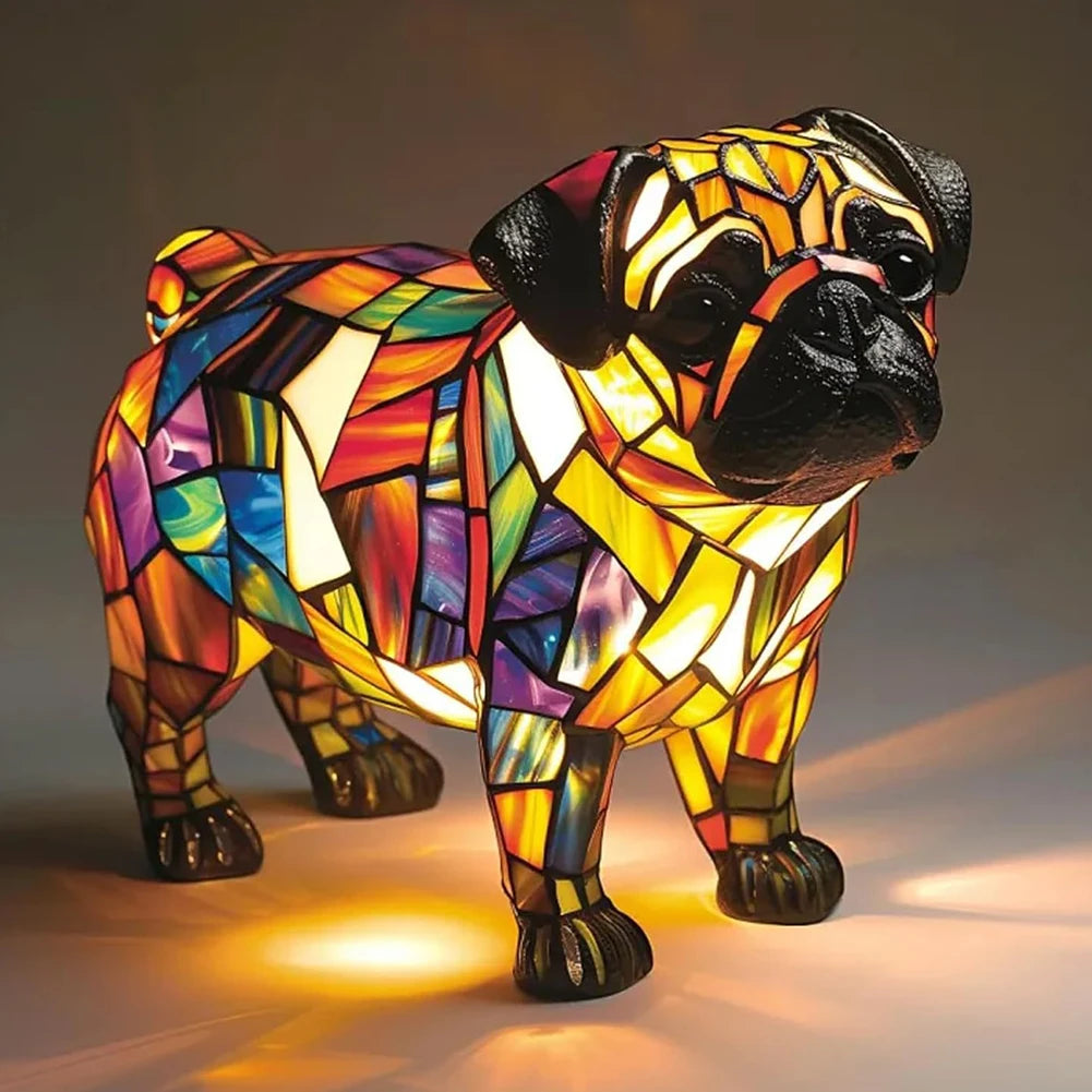 Lampe de chevet style chien