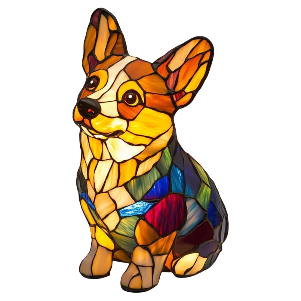 Lampe de chevet style chien