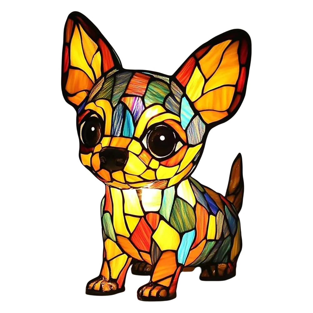Lampe de chevet style chien