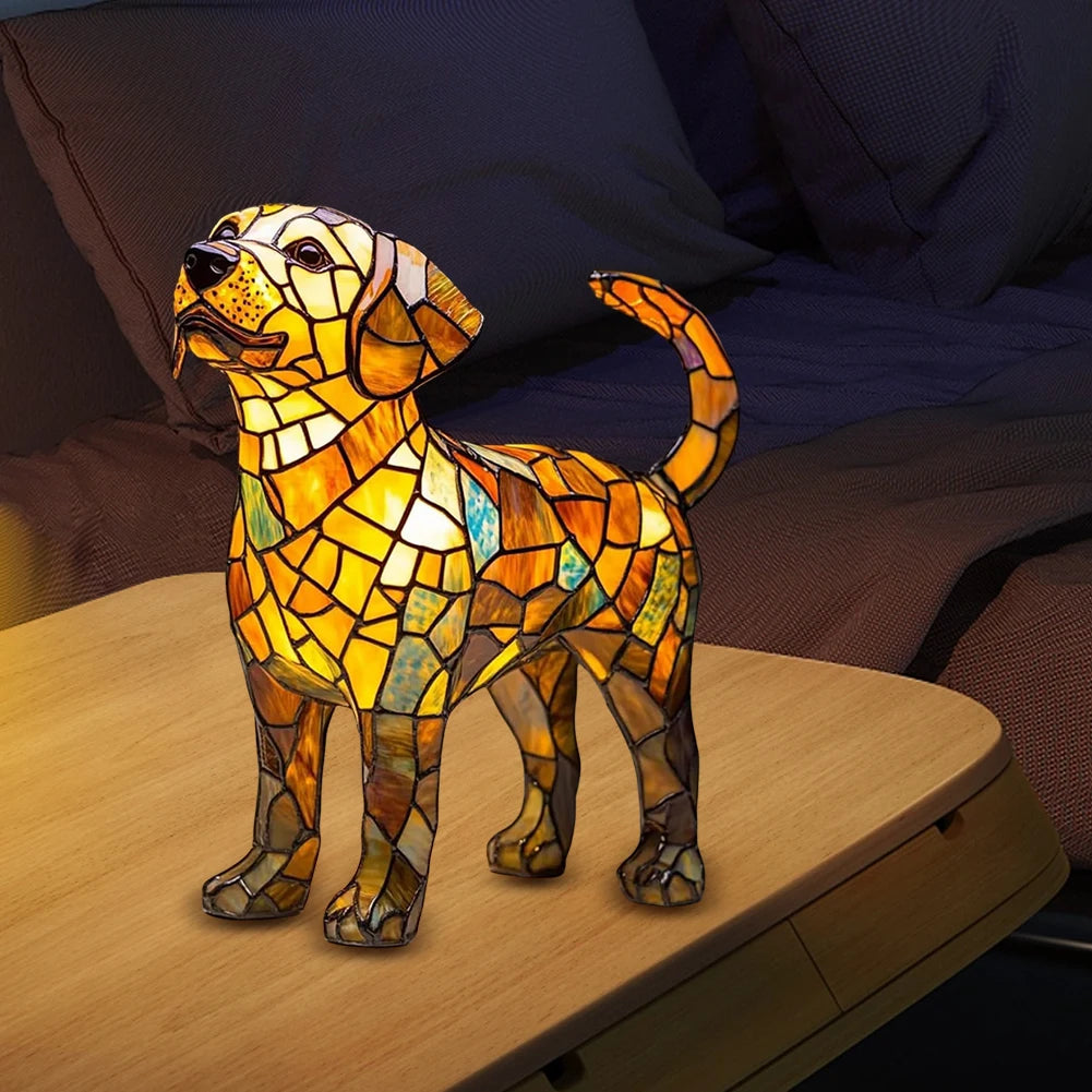 Lampe de chevet style chien