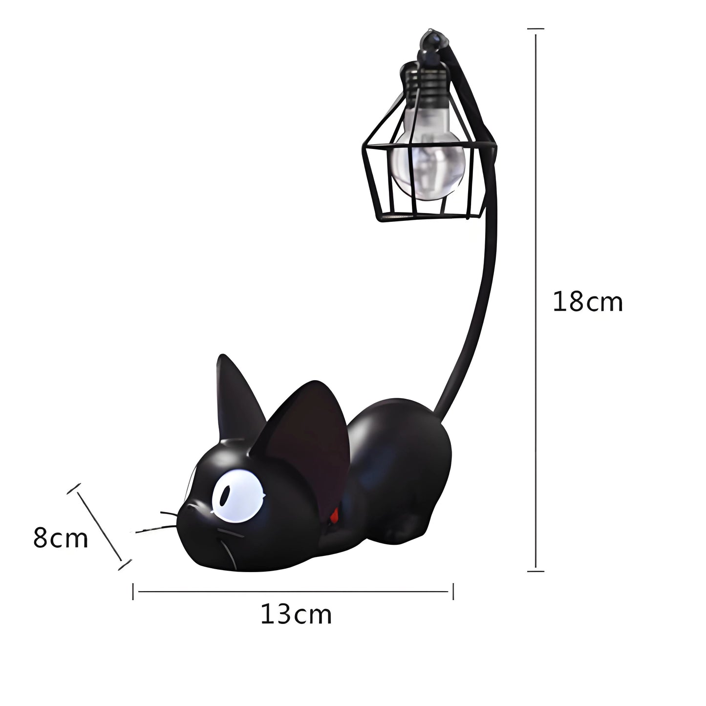 Miniature Cat LED Night Lamp Creative Resin Cat Animal Night Lamp Kitty Table Lamp Children'S Cartoon Room Lamp Decro Home
