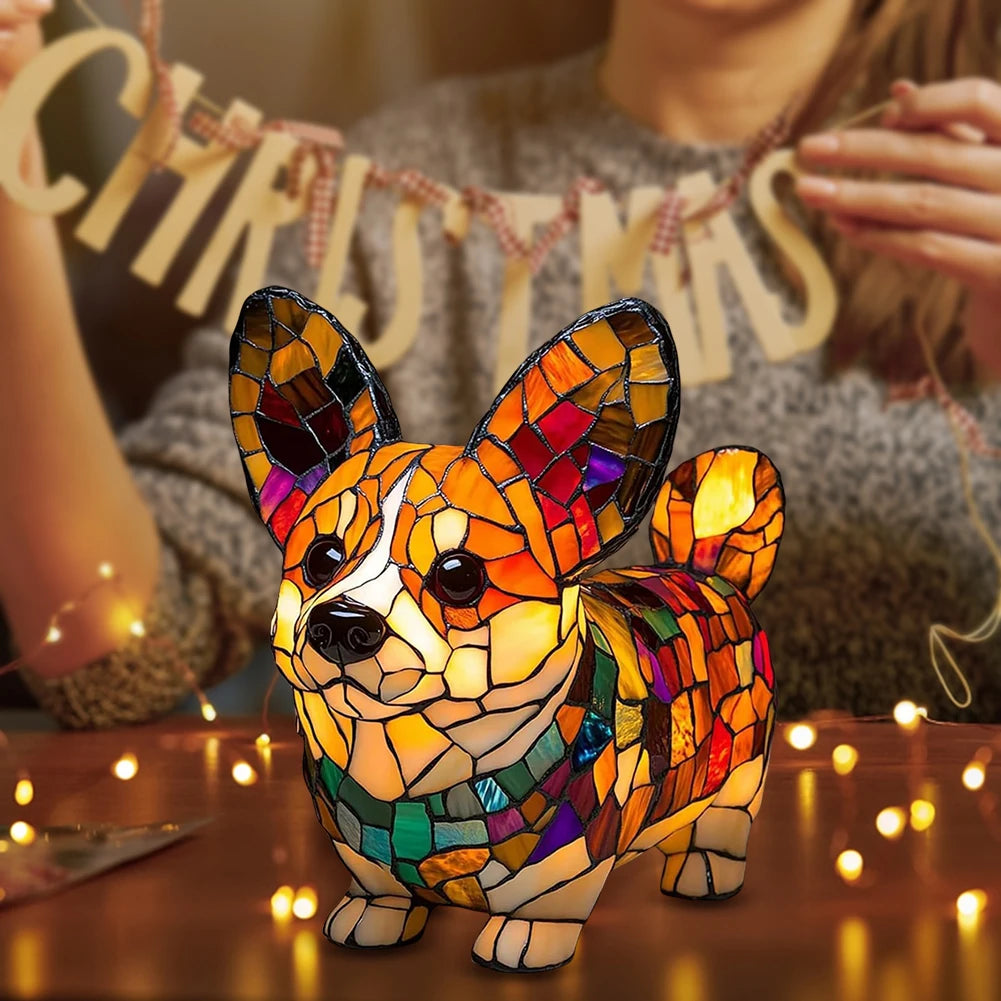 Lampe de chevet style chien
