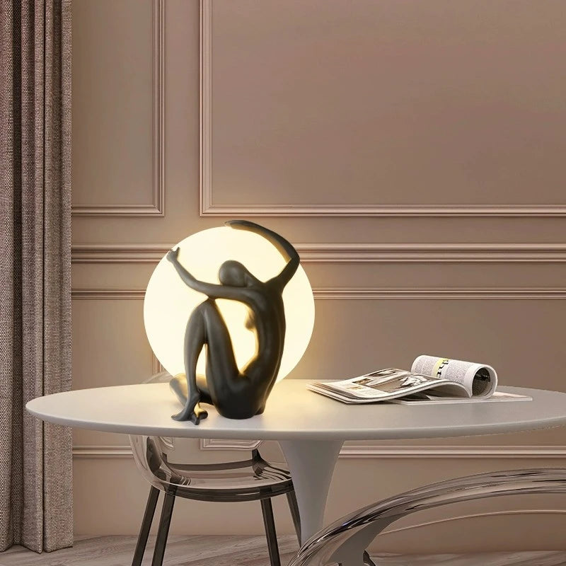 Lampe de chevet sculpture