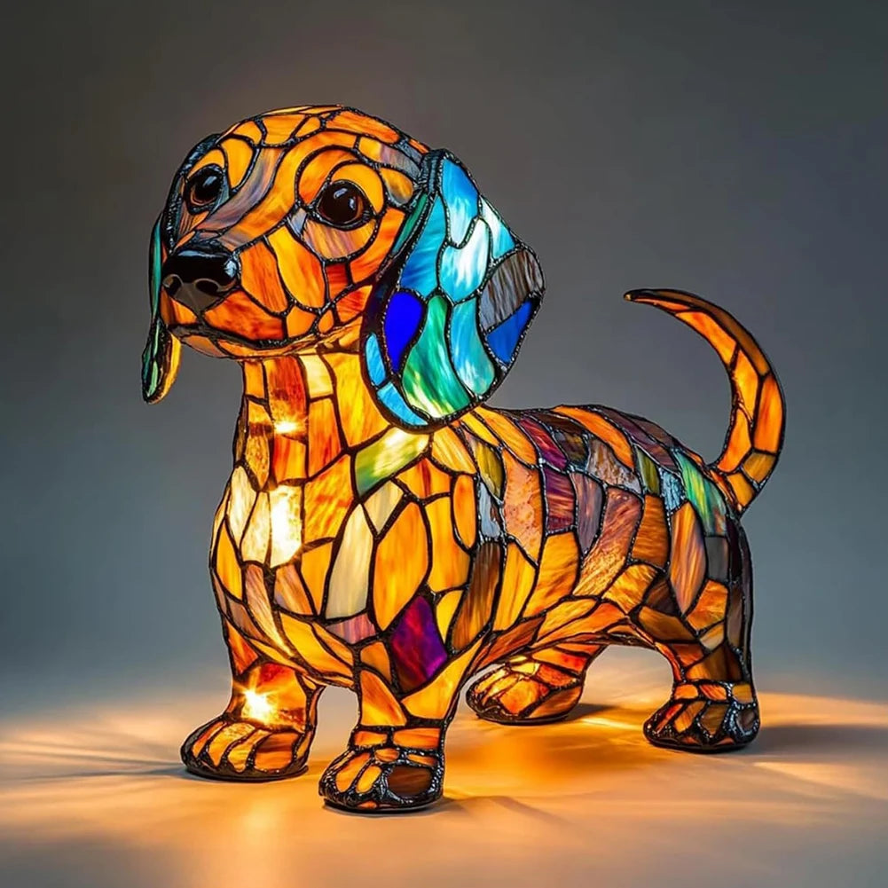 Lampe de chevet style chien