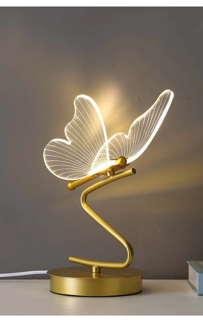 Lampe de chevet papillon Zeus
