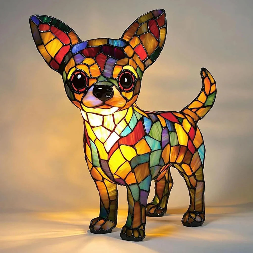 Lampe de chevet style chien