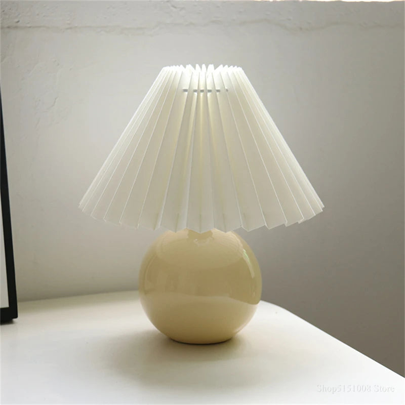 Modern Nordic Ceramics Table Lamp Bedroom Bedside Lamps Led Desk Lamp Lampada Nightstand Lighting Home Deco Table Light Fixtures
