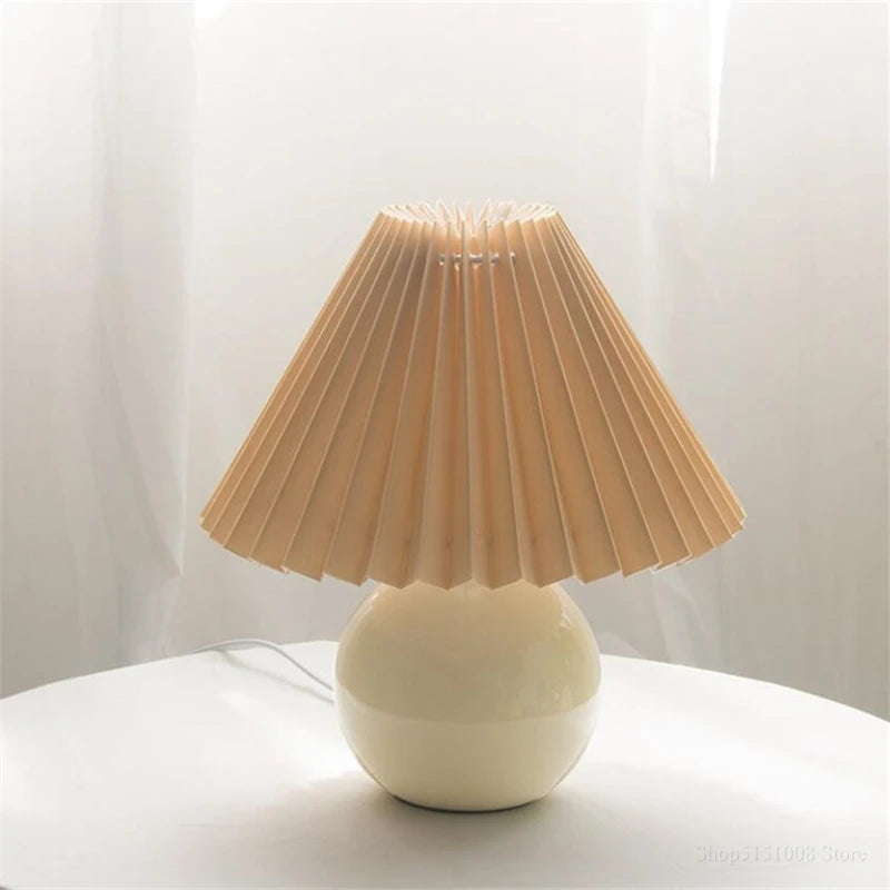 Modern Nordic Ceramics Table Lamp Bedroom Bedside Lamps Led Desk Lamp Lampada Nightstand Lighting Home Deco Table Light Fixtures
