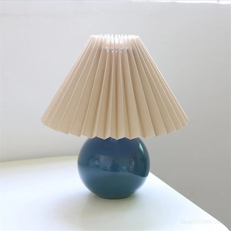 Modern Nordic Ceramics Table Lamp Bedroom Bedside Lamps Led Desk Lamp Lampada Nightstand Lighting Home Deco Table Light Fixtures