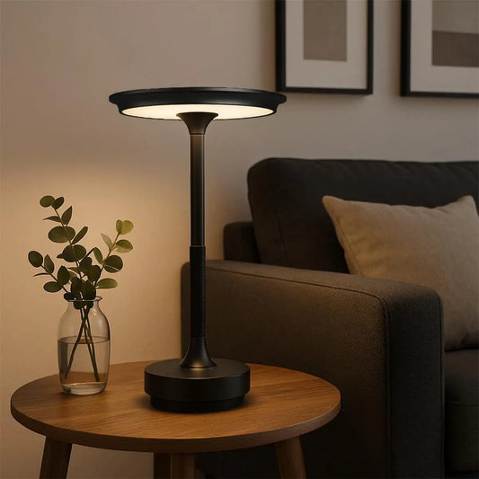 1Pc USB Rechargeable LED Desk Lamp Touch Dimming USB Portable Charging Coffee Shop Bar Retro Decoration Atmosphere Night Light